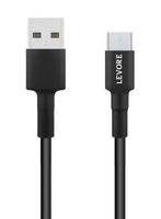 Levore 1m Tpe Usb A To Micro Usb Cable-(Black)-(LCS211-BK)