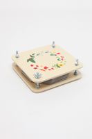 Flower and Leaf Press  Beige Combo - thumbnail