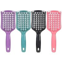 Unbrush Detangling Brush Tiktok, Unbrash Detangling Hair Brush Tiktok, Brush Paddle Detangling Brush For Dry Wet Hair, Unbrash Brush, The Unbrash Hairbrush, Scalp Massage Brush (4PCS) Lightinthebox - thumbnail