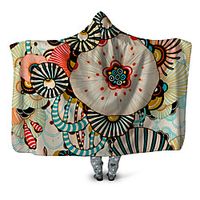 Multifunctional Blankets, Geometric Polyester Warmer Comfy Blankets Lightinthebox - thumbnail