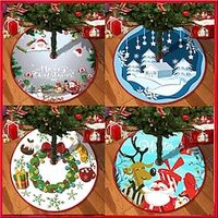 Christmas Tree Skirt,Grinch Christmas Decorations Clearance, Lace-up Xmas Small Tree Skirt, Christmas Tree Decorations miniinthebox - thumbnail
