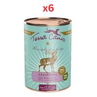 Terra Canis Grain Free Game Venison Dog Wet Food 400G (Pack of 6)