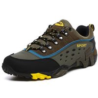 Men Suede Slip Resistant Hiking Shoes