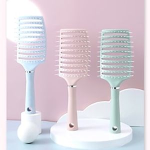 Hair Brush Curved Vented Detangling Hair Brushes For Women Men Wet Or Dry HairFaster Blow Drying Styling Professional Paddle Vent Detangler Brush For Curly Thick Wavy Thin Fine Long Short Hair miniinthebox