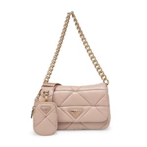 System leather shoulder bag