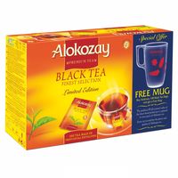 Alokozay Black Tea 100 Tea Bags + Mug (6291101132347)