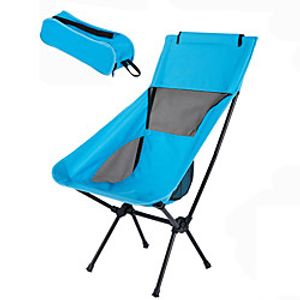 Camping Chair Foldable Breathable Durable Mesh Oxford for Camping  Hiking Fishing Cycling  Bike Blue Black Gray Lightinthebox