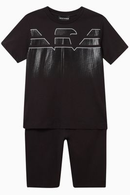 EA Eagle Jersey T-shirt & Shorts Set EA Eagle Jersey T-shirt & Shorts Set
