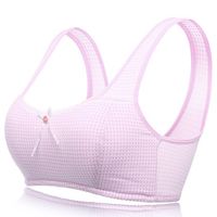 Cotton Plaid Training Bra