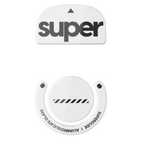 Pulsar Superglide Glass Skates Type-C for Logitech G Pro Superlight, White