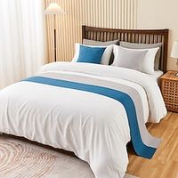 Hotel and Homestay Light Luxury High End Bed Napkins Solid Color Cream Wind Net Red Bed Covers Towels Hotel Exclusive Bed Runners Lightinthebox - thumbnail