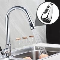 Kitchen Faucet Head Replacement Black Chrome, Pull Out Faucet Sprayer Head Nozzle Attachment Fittings Accessories, Aeration Spray Splash-proof Spout Lightinthebox - thumbnail