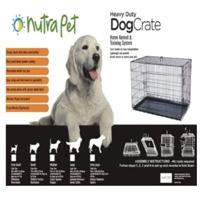 Nutrapet Double Door Crate W Divider Panel Extra Small 62X44X51.5 Cms