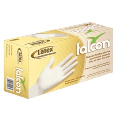 Falcon Latex Gloves Large With Powder Falcon Latex Gloves Large With Powder