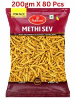 Haldirams Methi Sev 200 Gm Pack Of 80 (UAE Delivery Only)