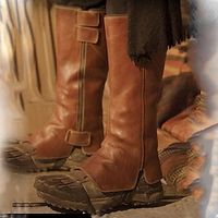 Retro Vintage Medieval Renaissance Armor Boot Covers Pirate Viking Men's Halloween LARP Shoe Cover Lightinthebox