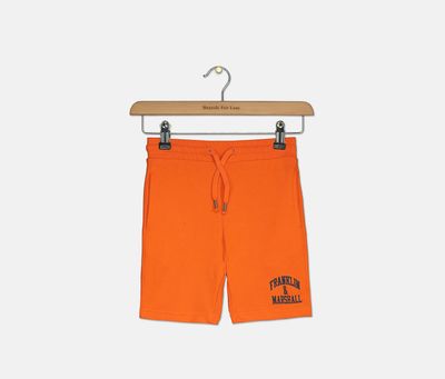 Kids Boys Drawstring Shorts Flame Orange Kids Boys Drawstring Shorts Flame Orange