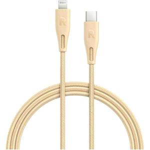 Ravpower RP-CB1018 Type-C To Lightning Cable 2m Nylon - Gold