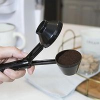 1pc 2-in-1 Coffee Scoop And Funnel For Single-Serve Refillable Capsules, 2 Tablespoon Portioned Coffee Scooper Lightinthebox - thumbnail