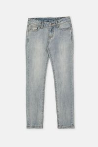 Kids Girls Five Pocket Jeans  Blue Wash