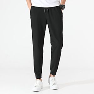 Women's Men's Hiking Pants Trousers Solid Color Summer Outdoor Quick Dry Zipper Pocket Breathable Soft Spandex Bottoms Black Blue Grey Hunting Fishing Camping  Hiking  Caving S M L XL XXL Lightinthebox