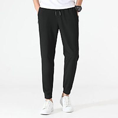 Women's Men's Hiking Pants Trousers Solid Color Summer Outdoor Quick Dry Zipper Pocket Breathable Soft Spandex Bottoms Black Blue Grey Hunting Fishing Camping  Hiking  Caving S M L XL XXL Lightinthebox