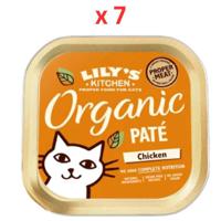 Lily's Kitchen Organic Chicken Dinner Wet Cat Food 85G Pack Of 7