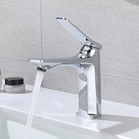 Bathroom Sink Faucet - Classic Electroplated Centerset Single Handle One HoleBath Taps Lightinthebox