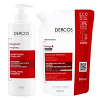 Dercos Energy+ Stimulating Shampoo + Refill Pack