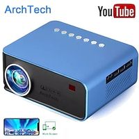 HODIENG T4 LED Projector Built-in speaker Mini Handheld Pocket Portable WIFI Projector Video Projector for Home Theater 1080P (1920x1080) 100 lm Compatible with TV Stick HDMI USB TF VGA Lightinthebox - thumbnail