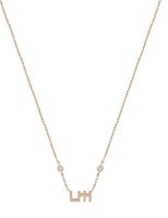 Harfi Seen Necklace Small Solid Gold Plus 2 Solitaire - thumbnail