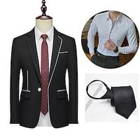 Retro Vintage Roaring 20s 1920s Outfits Suits  Blazers The Great Gatsby Gentleman Men's Cosplay Costume Masquerade Party Party  Evening Coat Lightinthebox - thumbnail
