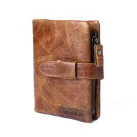 Genuine Leather Trifold Wallet For Men