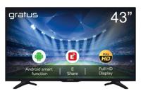 Gratus 43 Inch Full HD Smart Tv Android 9.0 - GASLED431ACHD