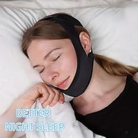 1pc Anti Snore Chin Strap, To Keep Mouth Closed Stopping Snore Chin Strap, Anti Snoring Devices For Women Men Better Sleep, Anti Snoring Belt Triangular Chin Strap Mouth Guard Gifts Lightinthebox - thumbnail