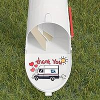 Thank You USPS Sticker For Mailbox, Thank U Stickers Vinyl Stickers With Love And Support For USPS Mail Carriers miniinthebox - thumbnail