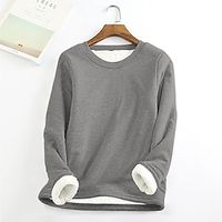 Men's Sweatshirt Black Yellow Pink Wine Red Crew Neck Plain Sports  Outdoor Daily Holiday Streetwear Casual Thin fleece Fall  Winter Clothing Apparel Hoodies Sweatshirts  Lightinthebox - thumbnail