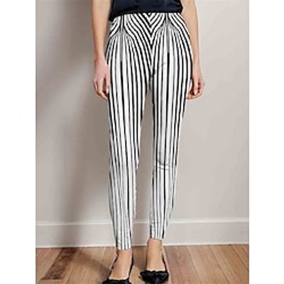 Women's Leggings Long High Cut High Waist Active Fashion Street Daily Wear Black S M Fall  Winter Lightinthebox