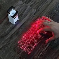 Laser Projection Virtual Laser Keyboard Mobile Phone Bluetooth Wireless Projection Screen Touch Infrared Office Portable Keyboard Lightinthebox - thumbnail