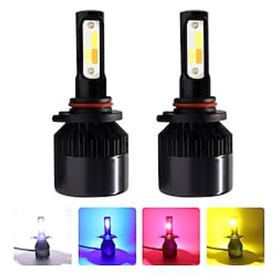 2pcs H7 LED Bulb LED Headlight 60W LED Lights 4 Color Flash Auto Lamp Car Automobiles LED Head Lamp 12V-24V miniinthebox