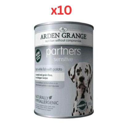 Arden Grange Partners Sensitive Wet Dog Food 395G (Pack of 10)
