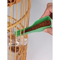 1 bird feeder Feeding bird spoons Large bird feeding spoon Add food and water Bird supplies Bird cage feeder Lightinthebox - thumbnail