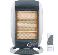 Sonashi Halogen Heater with Remote Control, White, SHH-1000R VDE