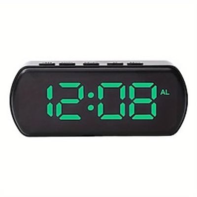 Full-screen Clock Modern Electronic Alarm Clock Living Room Bedroom With USB Charging Clock Smart LED Digital Alarm Clock Shipment With USB Charging Cable Lightinthebox