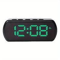 Full-screen Clock Modern Electronic Alarm Clock Living Room Bedroom With USB Charging Clock Smart LED Digital Alarm Clock Shipment With USB Charging Cable Lightinthebox - thumbnail