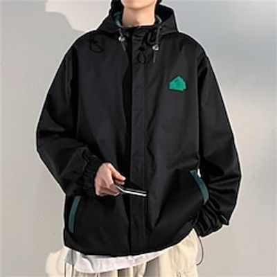 Men's Hiking Jacket Outdoor Waterproof Windproof Breathable Soft Jacket Top Full Length Hidden Zipper Ski Snowboard Fishing Climbing Black Dark Green Khaki Lightinthebox Men's Hiking Jacket Outdoor Waterproof Windproof Breathable Soft Jacket Top Full Length Hidden Zipper Ski Snowboard Fishing Climbing Black Dark Green Khaki Lightinthebox