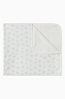 Polo Bear & Elephant Print Blanket in Cotton Interlock