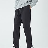 Men's Fashion Streetwear Straight Sweatpants Trousers Pocket Elastic Drawstring Design Pants Casual Daily Solid Color Breathable Soft Mid Waist Black Khaki Dark Gray L XL XXL 3XL Lightinthebox - thumbnail