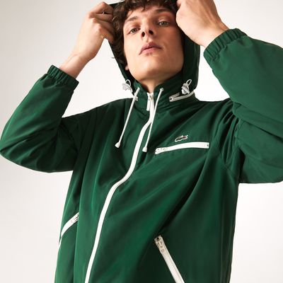 Men's Lightweight Water-Resistant Hooded Windbreaker Men's Lightweight Water-Resistant Hooded Windbreaker