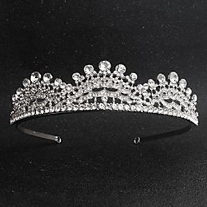 Glam Wedding Alloy Headpiece with Rhinestone / Trim 1 Piece Wedding / Special Occasion Headpiece miniinthebox